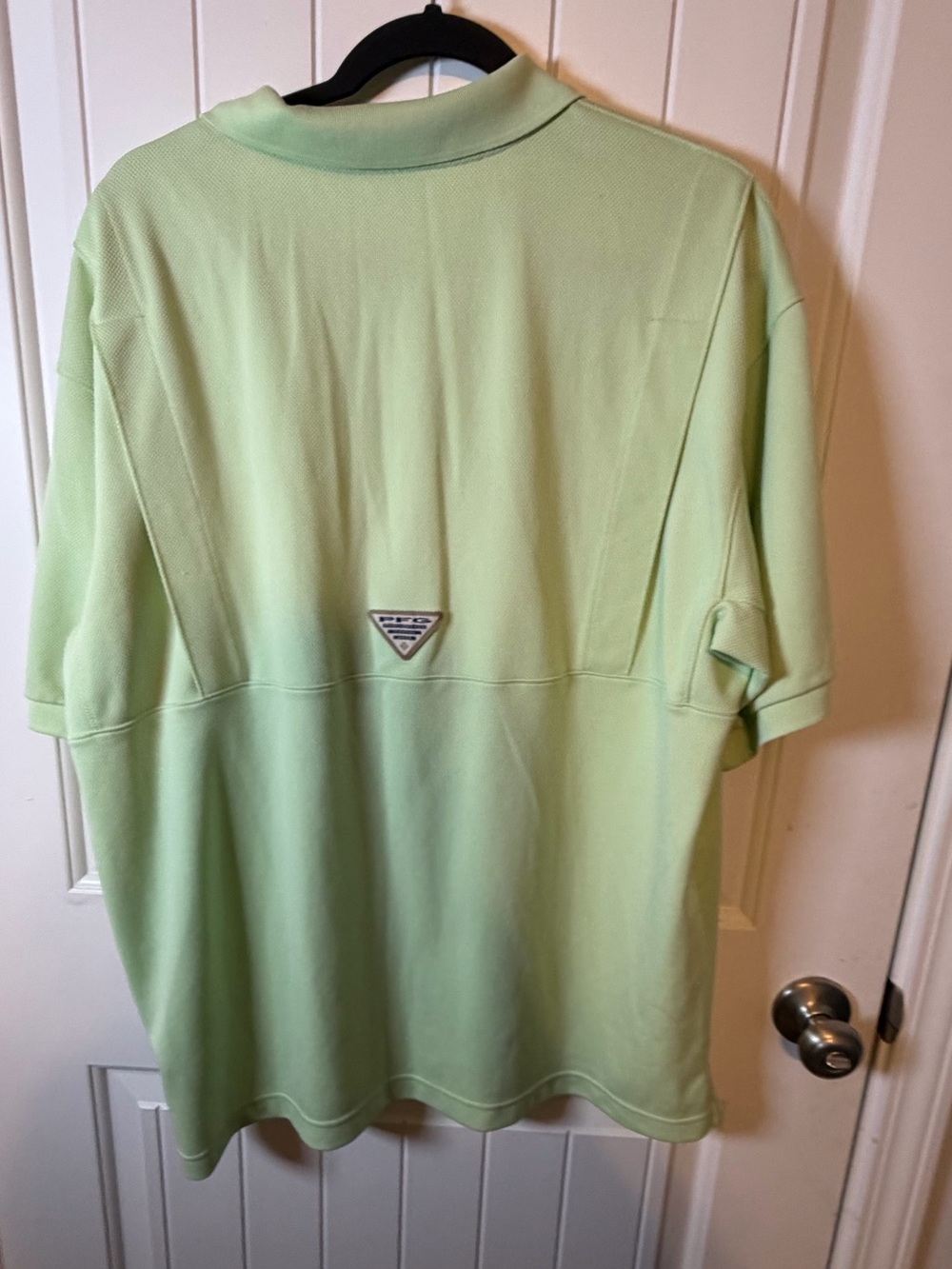 Columbia PFG Men’s Lime Green Polo Shirt - Picture 5 of 6